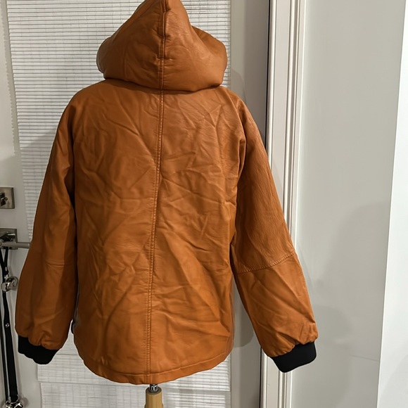 NWOT Free People / We the Free Moxy Trapeze Vegan Leather Jacket Sz Medium Z534 - Picture 4 of 4